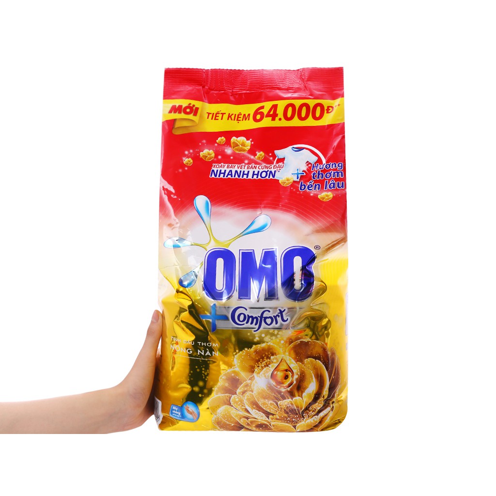 Bột giặt Omo comfort tinh dầu hương thơm 5,5kg