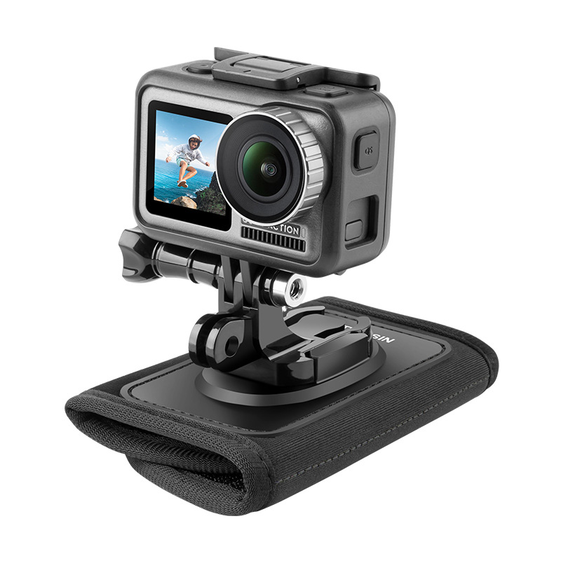 Mount gắn GoPro và Action cam lên Balo hoặc đeo vai Balo Telesin - Phụ Kiện Máy Quay GoPro 9/8/7 (hàng chính hãng)