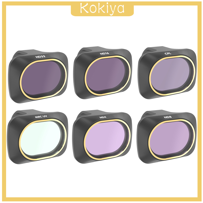 [KOKIYA]Replacement High Quality CPL ND8 Lens Filters Set for Mavic Mini Drone 6Pcs