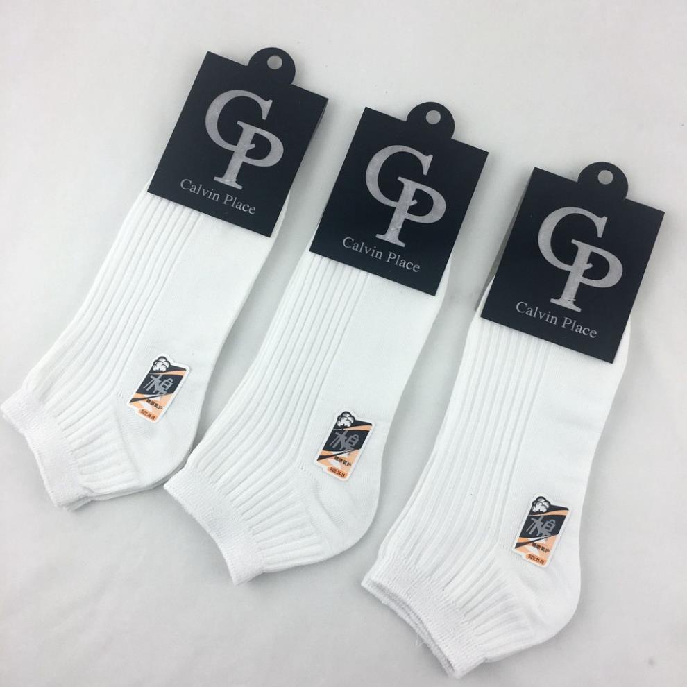 Tất nam cổ ngắn MILASO vớ nam cao cấp gân chim cotton co giãn CP đi giày da, thể thao chạy bộ, tập gym FAS-001348