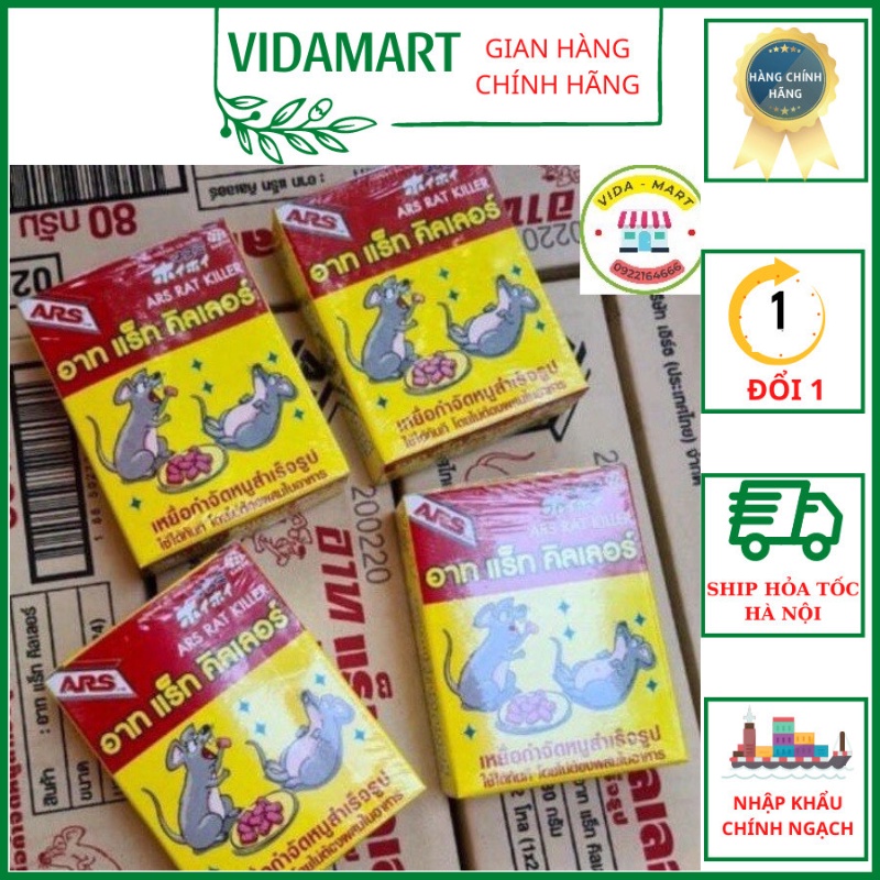 Kẹo Diệt Chuột ARS Rat Killer Thái Lan 80GR Hiệu Quả Tức Thì