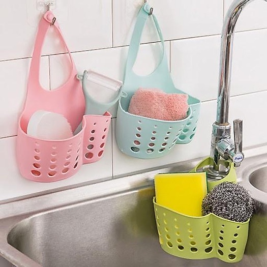 GIỎ TREO BỒN RỬA CHÉN/BÁT,GIỎ ĐỰNG ĐỒ RỬA CHÉN TIỆN LỢI