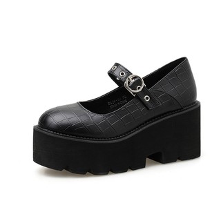 Giày búp bê lolita đế dày, giày ulzzang da cute (hàng order không có sẵn)