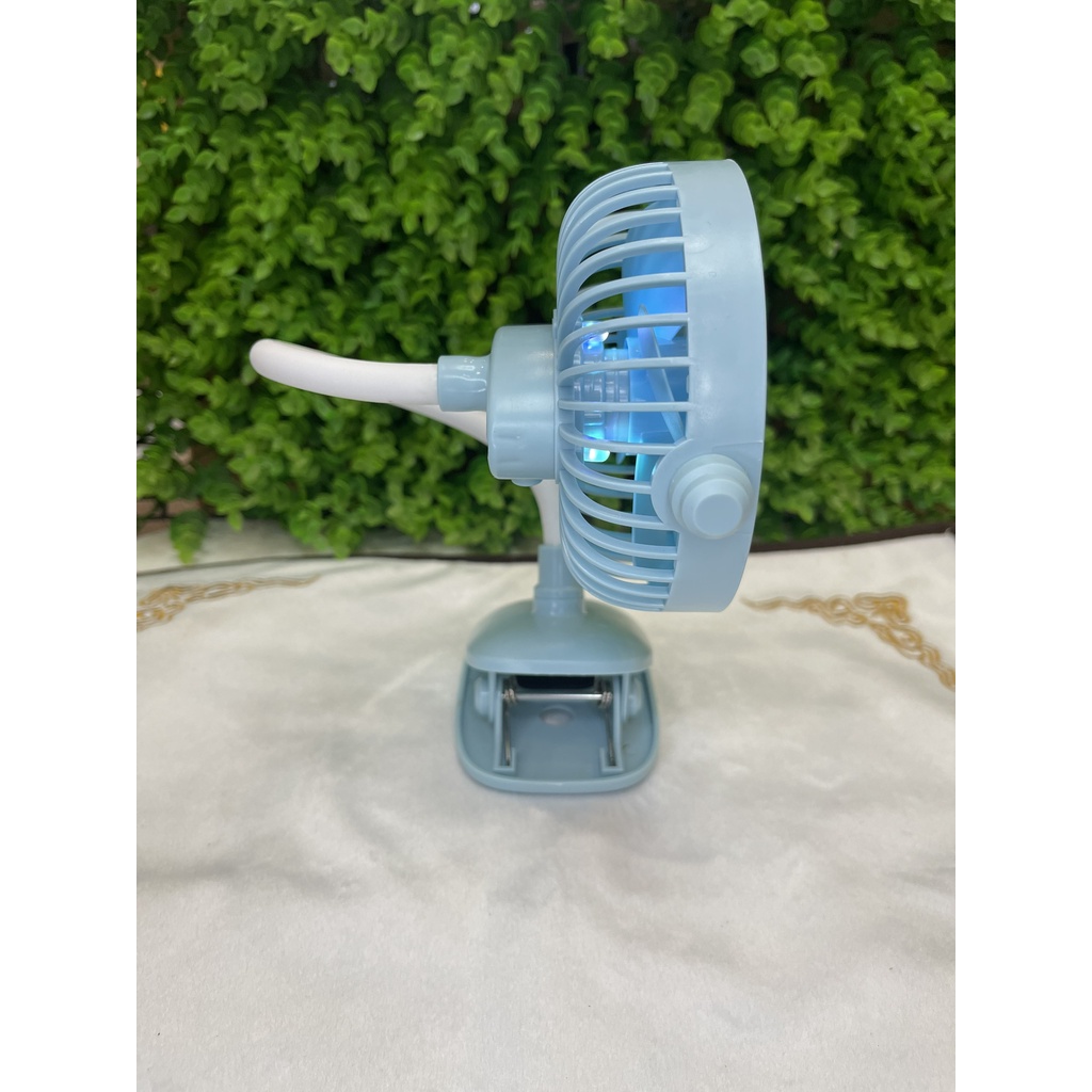 Quạt Mini Kẹp Tích Điện Clip Fan Siêu Tích Điện Tiện Lợi, Thuận Tiện Sử Dụng, Thiết Kế Thông Minh Góc Quay Quạt 360 Độ.