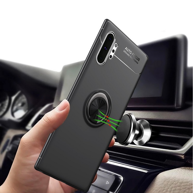 Ốp điện thoại tpu silicon chống sốc gắn nhẫn đỡ nam châm cho Samsung Galaxy Note 10 Pro Plus Note 8 9 S10 S9 Plus | BigBuy360 - bigbuy360.vn