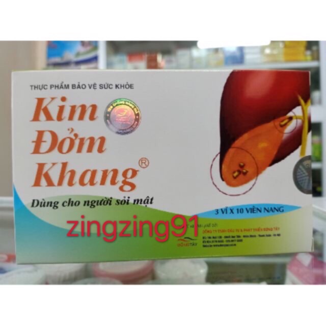 Kim Đởm Khang hỗ trợ điều trị sỏi mật,phục hồi chức năng gan