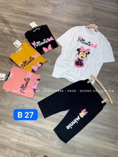 [Có ảnh thật] Bộ đồ nữ mặc nhà Mickey Soke