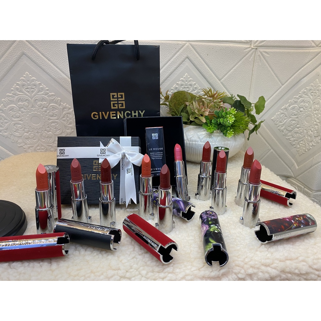 Son Givenchy Le Rouge siêu Hot, Siêu Đẹp, 3 dòng mới nhất Givechy, tiệm son Ruby