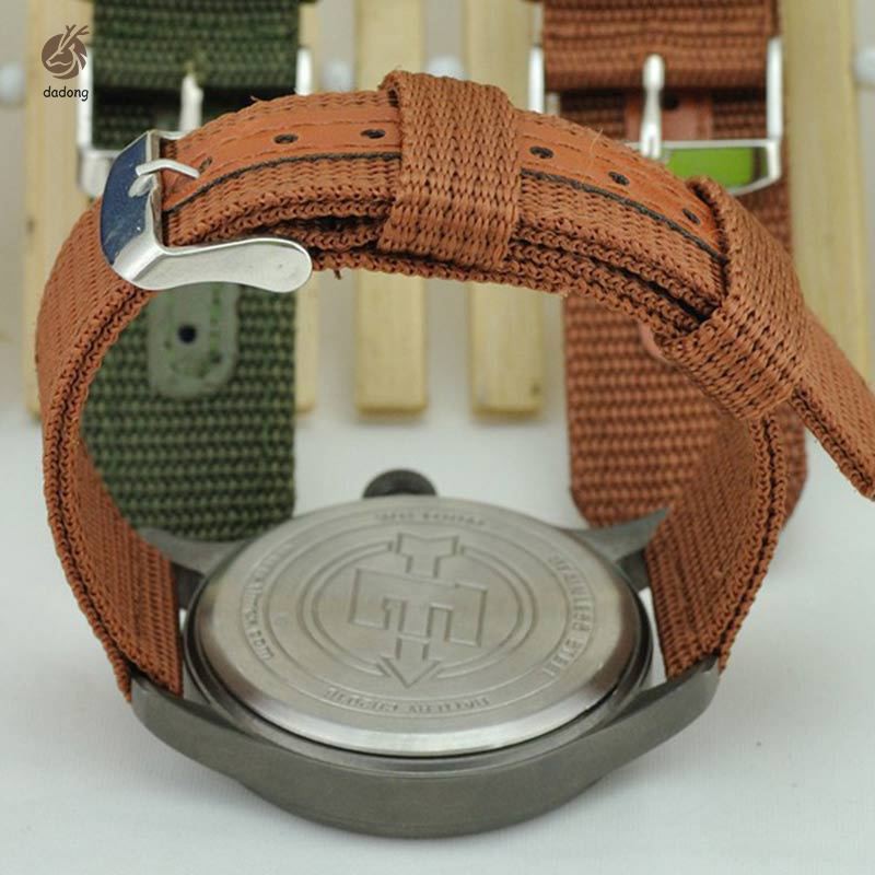 Dây đồng hồ thay thế bằng vải 20/22/24mm cho nam lẫn nữ