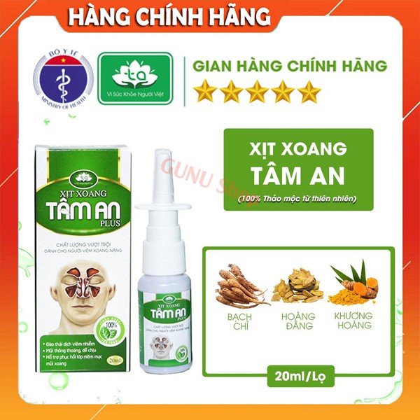 Xịt Xoang Tâm An