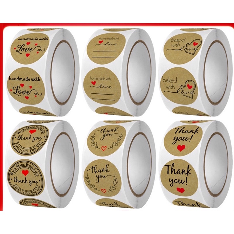 TEM_STICKER-Tem chữ " Thank you" >