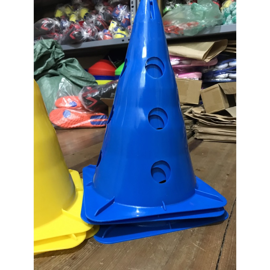 Nấm tập chiến thuật, Nấm lỗ loại 30F Marker, cone chơi thể thao Bóng Đá