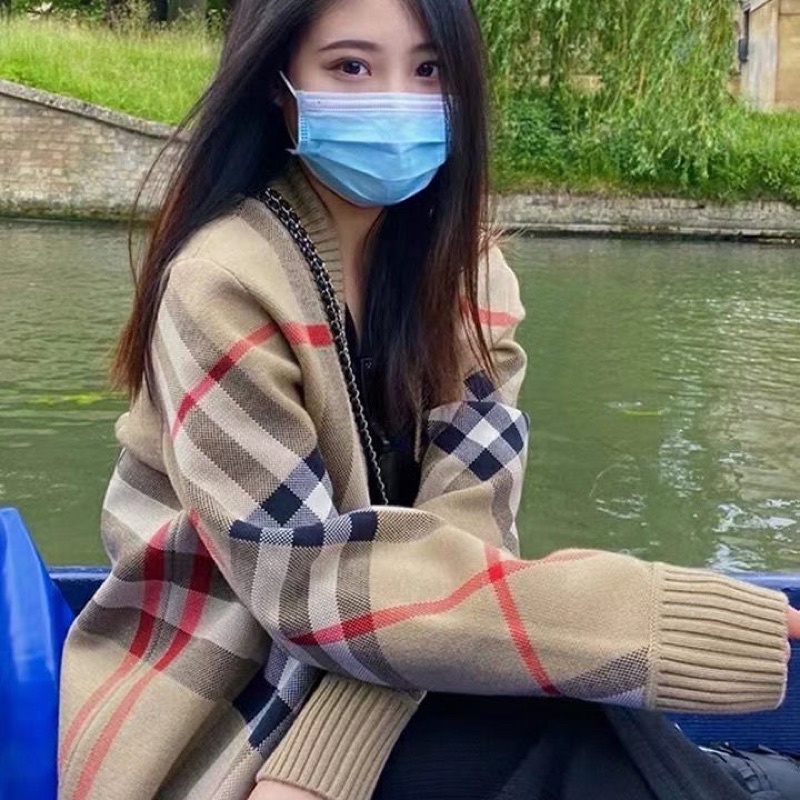 SALE Áo Khoác Len Cadigan Buberry