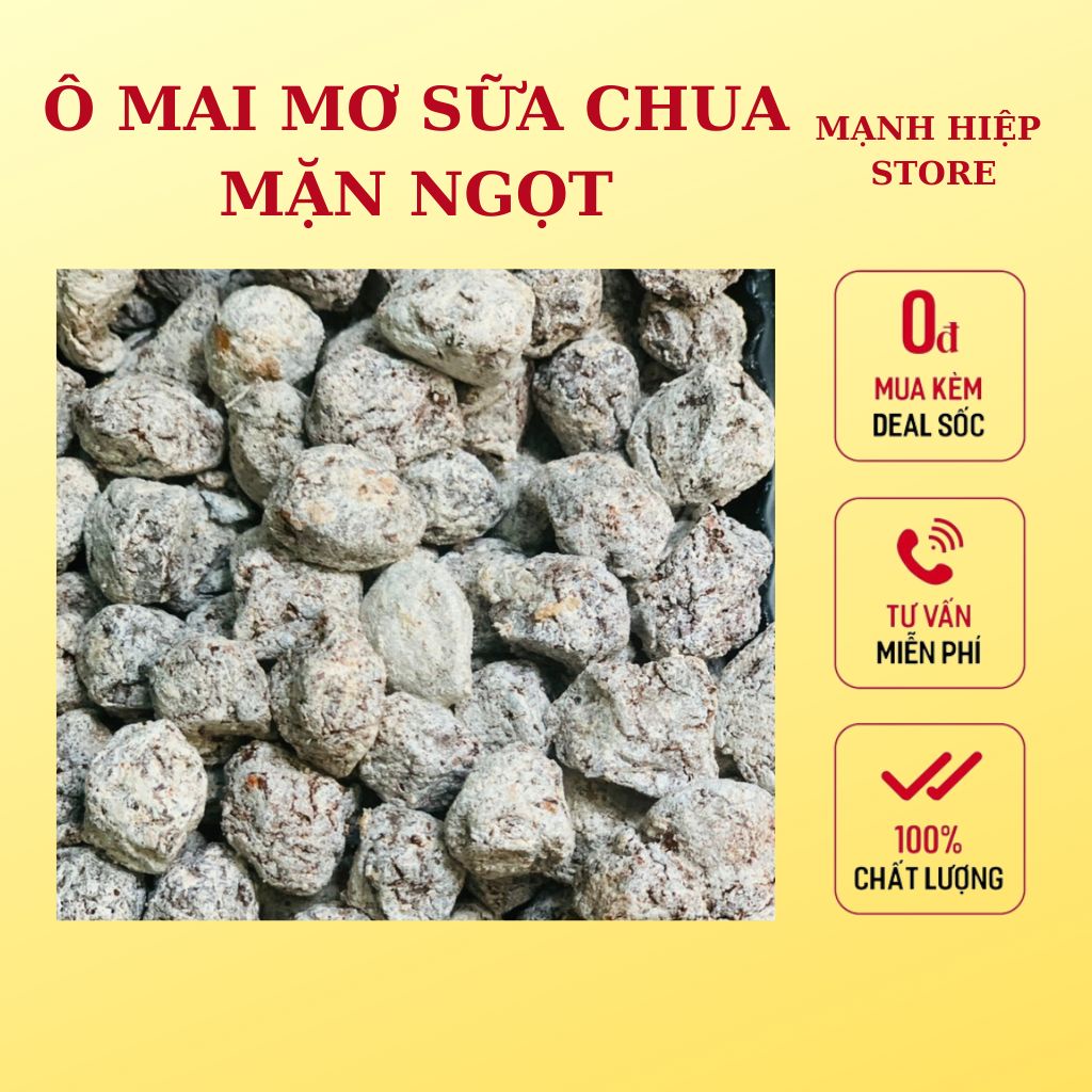 500gram ô mai mơ sữa chua mặn ngọt