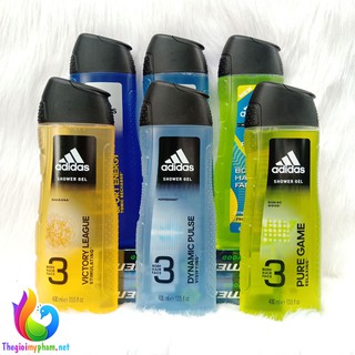 Sữa Tắm Gội Toàn Thân Nam Adidas 3 IN 1 400ml