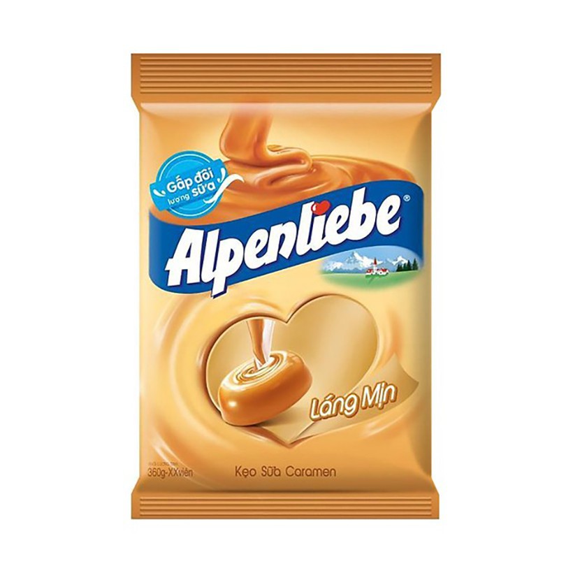 Kẹo Alpenliebe Hương Dâu Kem / Caramel/ xoài muối ớt / trà sữa / ổi muối ớt (đủ size)