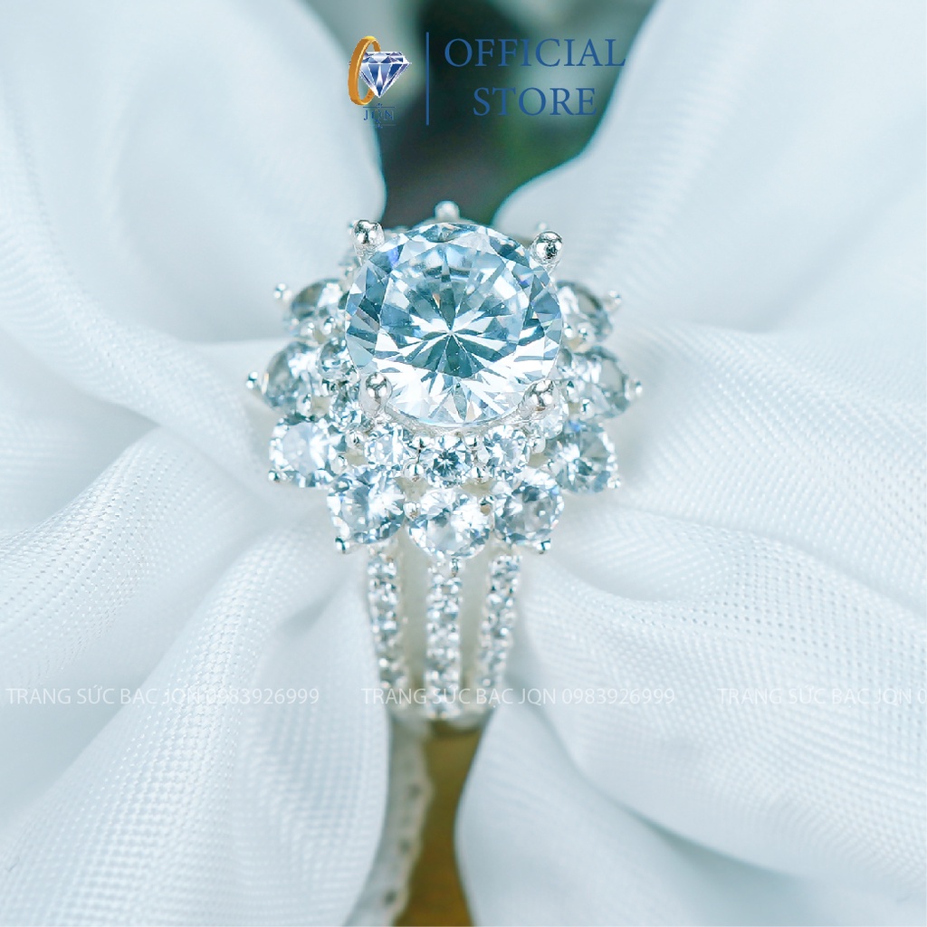 Nhẫn Nữ Đính Đá Cao Cấp JQN Nhẫn Đá Cao Sang Chảnh N26