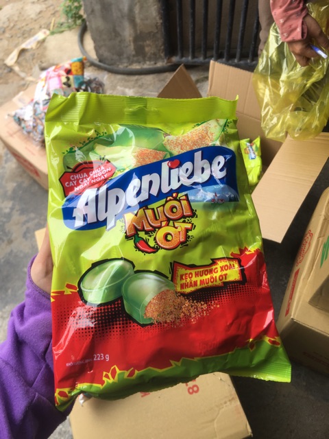 (CÓ SẴN)KẸO ALPENLIEBE hương xoài nhân muối ớt ( 16 thỏi)❣️ | BigBuy360 - bigbuy360.vn
