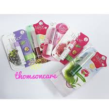 Son dưỡng môi Lipice không màu Tuýp 4.3 g - thỏi lip ice hương trái cây, dâu, chanh, táo, lựu, tự nhiên dưỡng ẩm