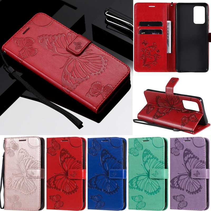 Bao Da Điện Thoại Pu Mềm Mỏng Dạng Ví Nắp Lật Khóa Nam Châm Có Ngăn Đựng Thẻ Cho Samsung Galaxy S10 + S9 + S8 + S7 Edge S10E S6 S9 S10 S8 Ốp