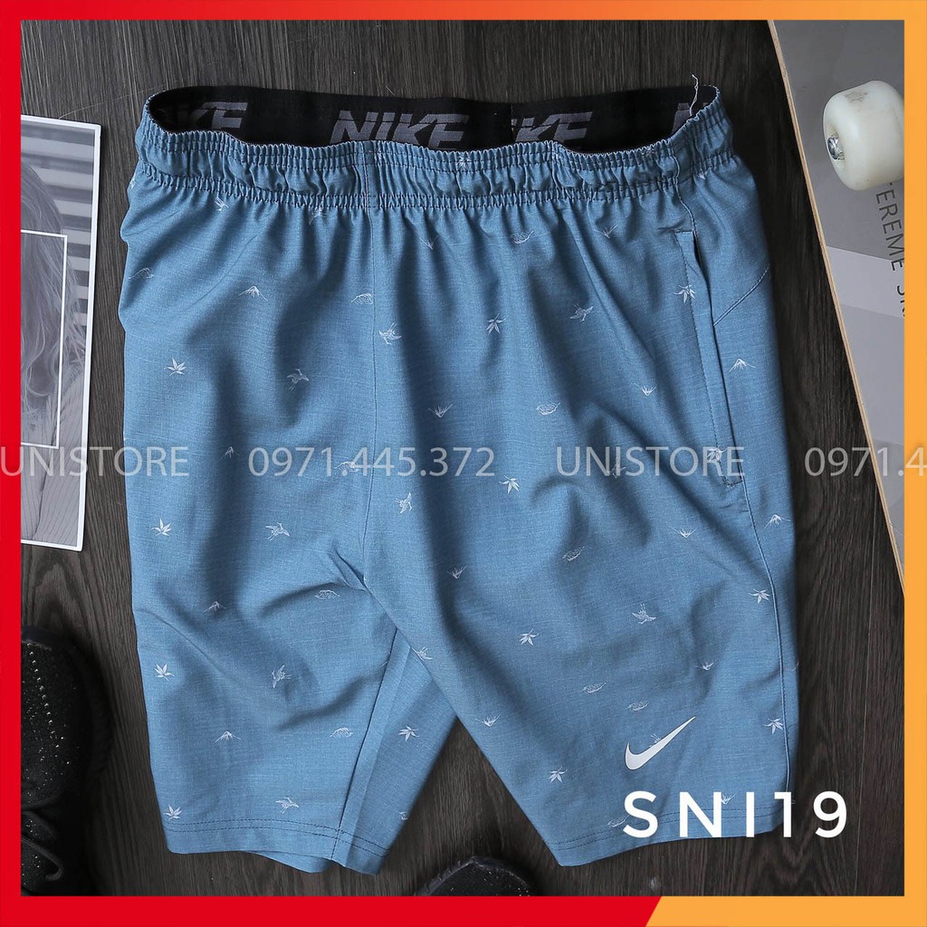 Quần short nam đi biển thể thao tập gym xuất khẩu SNI19