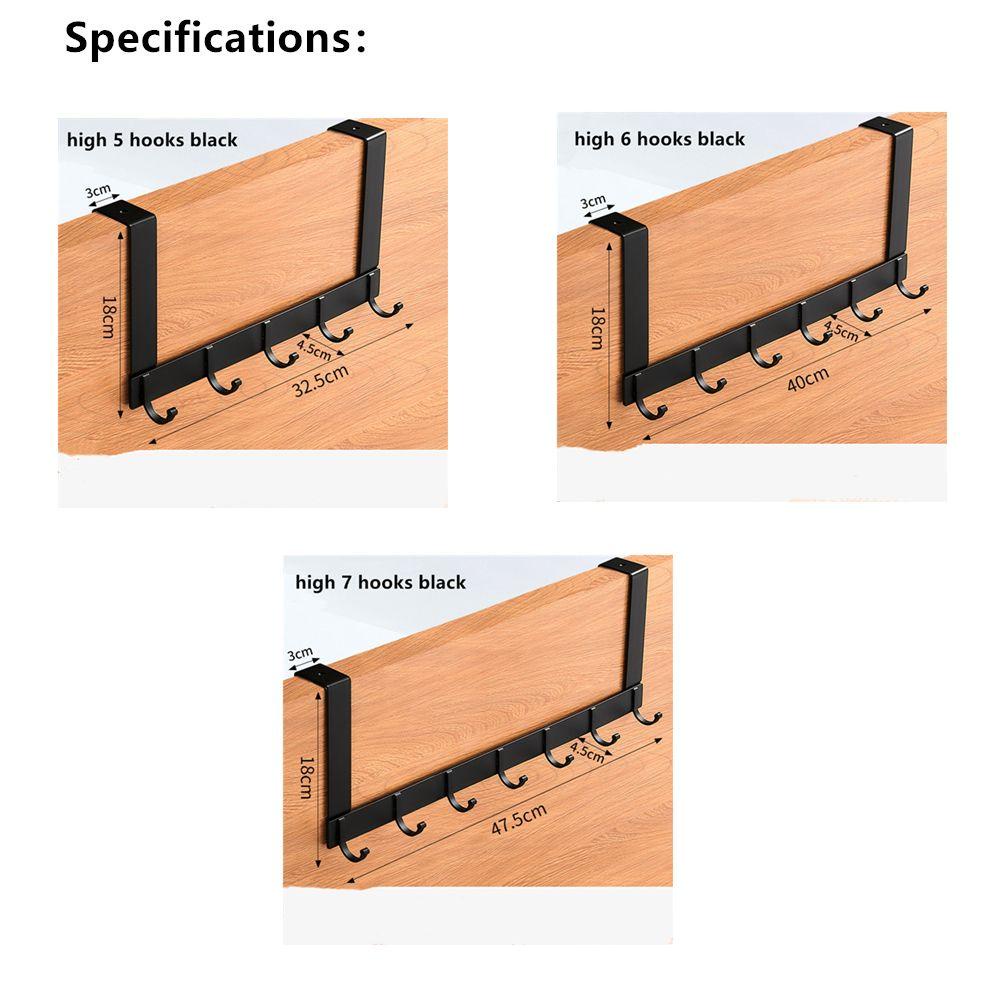 YNATURAL Móc Treo Đồ Di Động Gắn Sau Cánh Cửa Chịu Lực Tốt Đa Năng Không Cần Khoan