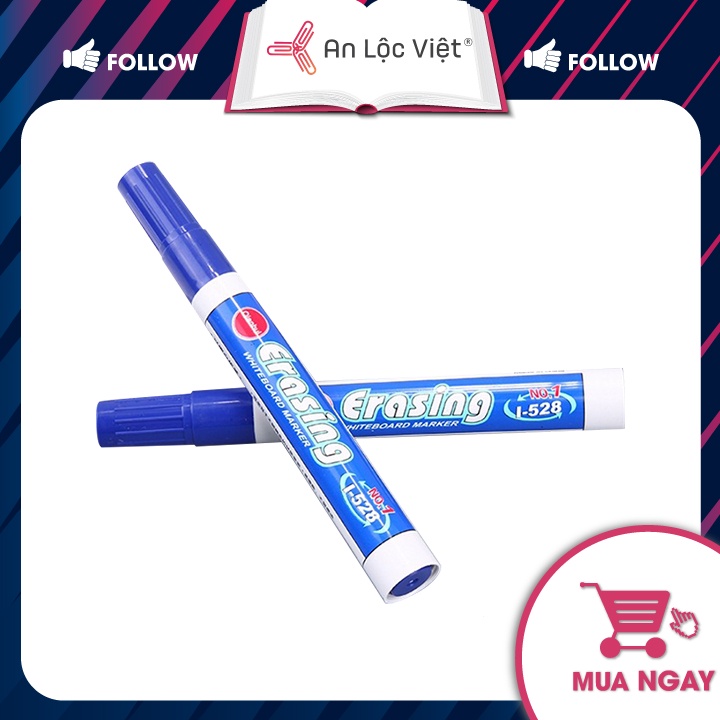 SET 5 Bút Lông Dùng Viết Bảng Trắng Erasing L-528 Dùng Trong Trường Học Và Văn Phòng -
