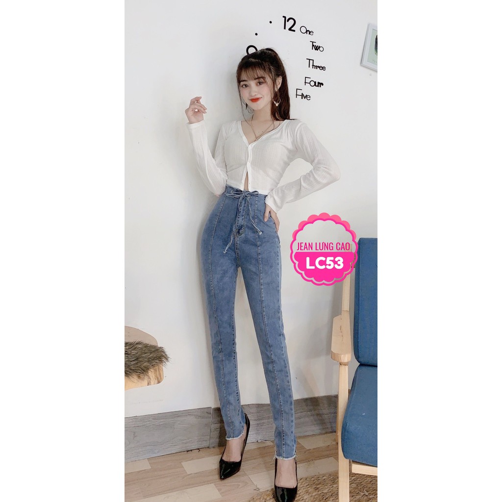 QUẦN JEAN DÀI LƯNG CAO SIÊU XINH (LC53)⚡100% ẢNH THẬT⚡ NN CHUYÊN SỈ - NN STORE