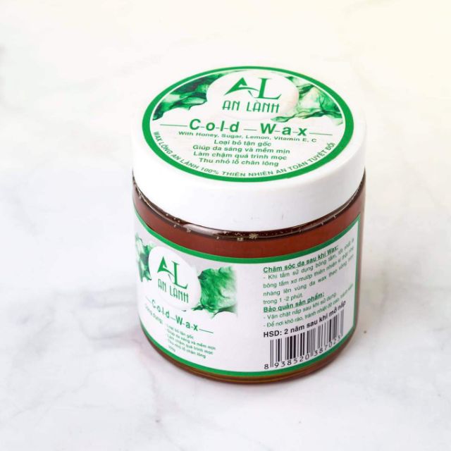 WAX LÔNG AN LÀNH( tặng kèm 50 giấy+2 que)