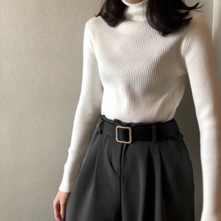 áo len tăm cổ lọ