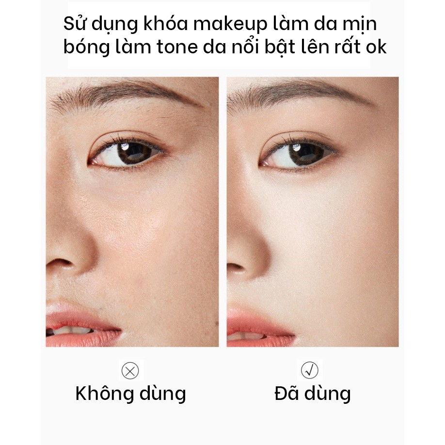 Xịt khóa nền trang điểm make up phủ lên lớp khóa chặt sau khi bạ đã trang điểm giúp nổi bật tone da ,không trôi makeup