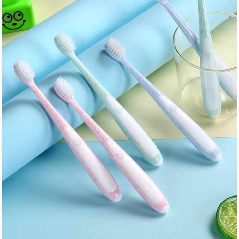Set 3 Bàn chải đánh răng kháng khuẩn chống viêm lợi cho bé từ 2-7 tuổi D 919