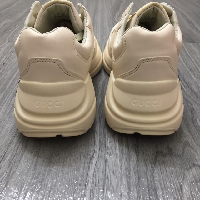 [FullBox &amp;Bill] Giầy thể thao và sneakers chunky mầu kem sọc đỏ xanh nam nữ 36-44