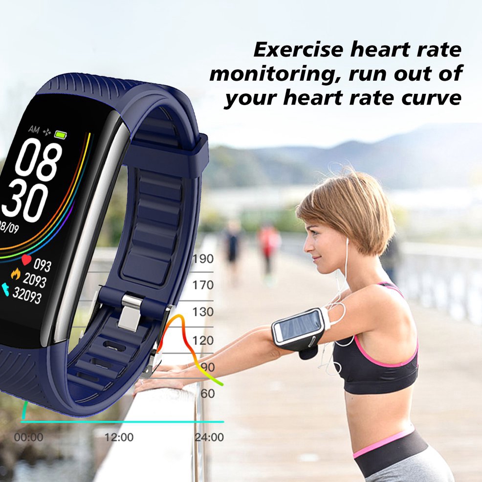 Đồng Hồ Đeo Tay Thông Minh C6t Chống Nước Đo Nhịp Tim Chất Lượng Cao