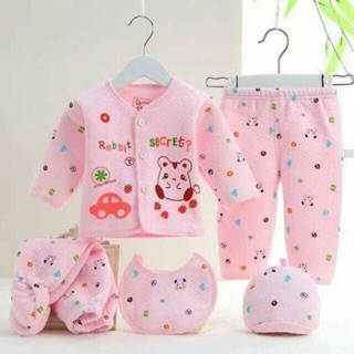 Set 5 chi tiết trần bông cho bé sơ sinh