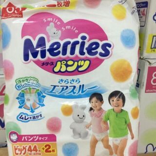 Bỉm merris nội địa nhật size quần xl44