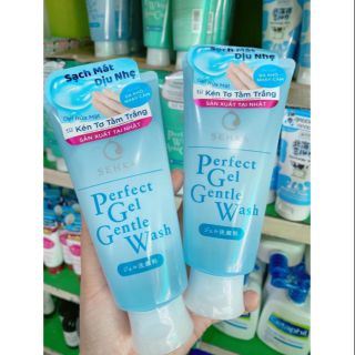 Gel rửa mặt dịu nhẹ Senka Perfect Gel Gentle Wash 100g