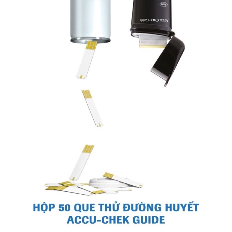 Que thử đường huyết ACCUCHECK GUIDE hộp 50 que