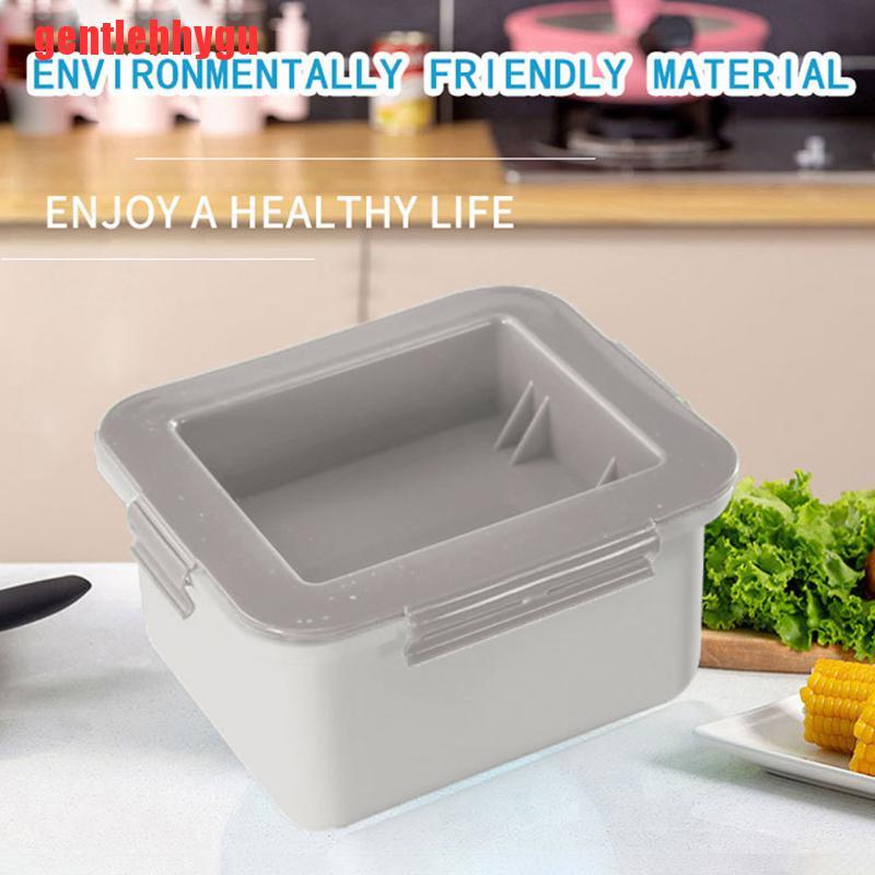 [gentlehhygu]Gray Tofu Press Marinating Dish Removes Moisture From Tofu Automatically