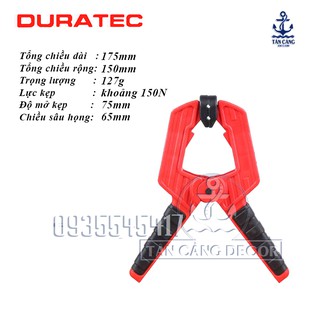 Kẹp Nhanh Chữ A DURATEC Độ Mở 7.5 Cm - A020015