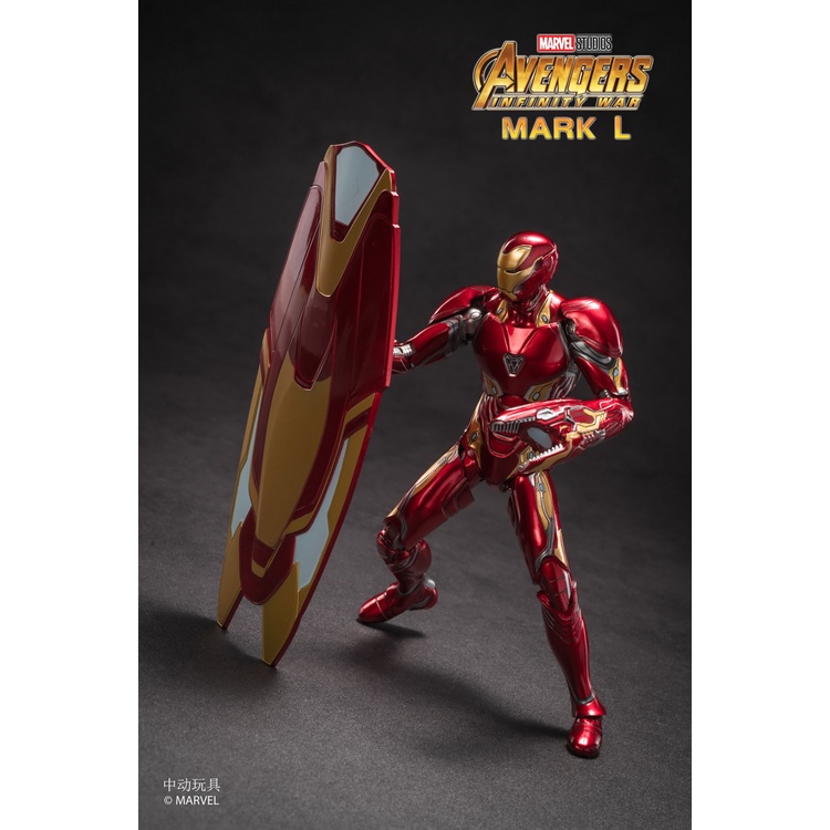 Mô hình ZD Toys Iron Man Mark 50 MK50 Deluxe Avengers Infinity War 1/10 - Marvel Chính hãng