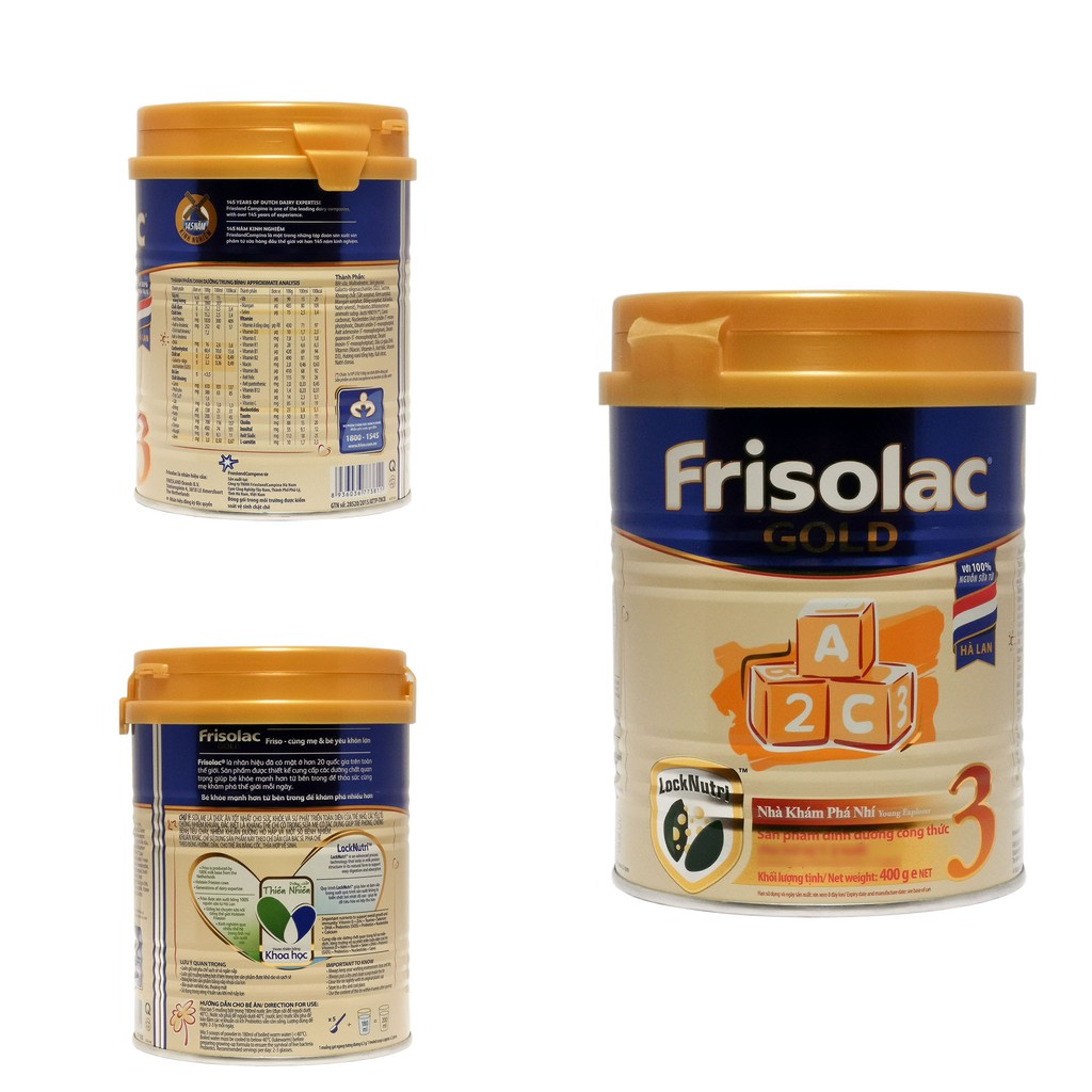 SỮA BỘT FRISOLAC GOLD 1/2/3 380G