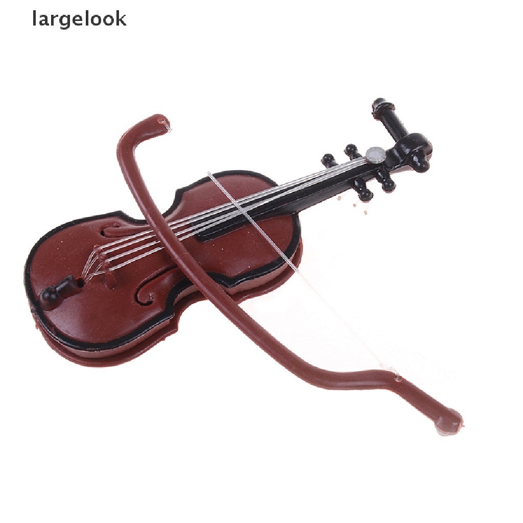 Bộ 2 Cây Đàn violin mini Bằng Nhựa Dùng Trang Trí Nhà Búp Bê diy ♨Nóng Bỏng