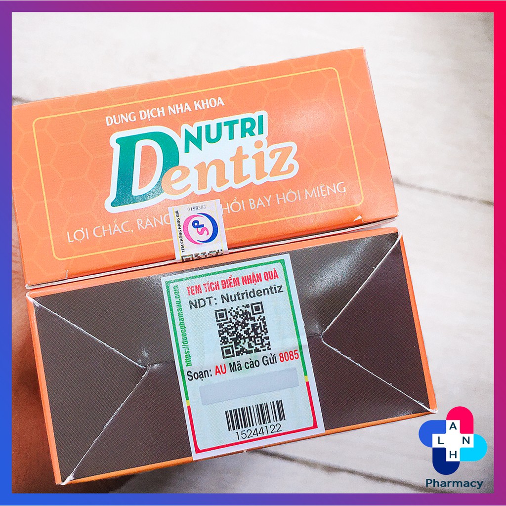 Nước súc miệng NUTRI DENTIZ - Dung dịch nha khoa giúp lợi chắc, răng bền, thổi bay hôi miệng.