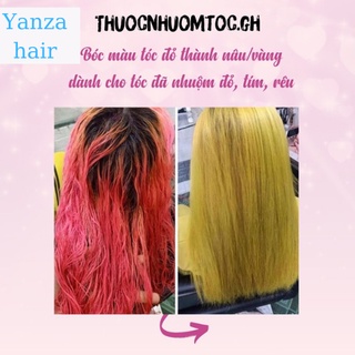 Màu Bóc Đen - Bóc Đỏ dành cho tóc nhuộm đen,đỏ ra nền tóc nâu,vàng | Yanzahair