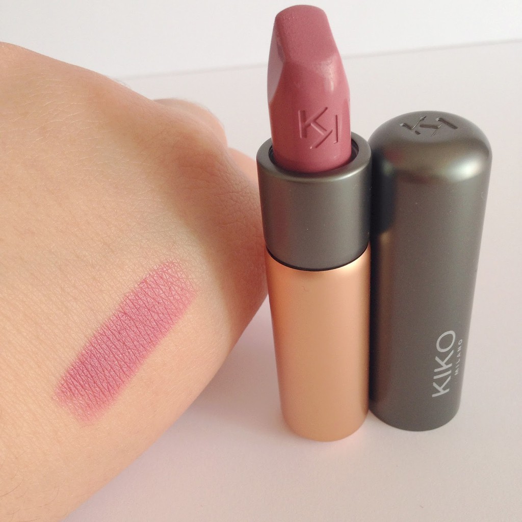 Son KIKO 315 - Velvet Passion Matte Lipstick Mauve - Hồng tím nhạt (màu hoa cà)