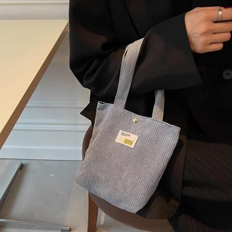 Túi Xách Tote Vải Nhung Có Thể Tái Sử Dụng Nhiều Lần Cho Nữ