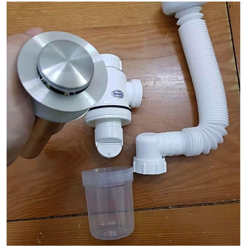 Bộ thoát nước cho bồn rửa mặt - rửa tay thông minh - Có hệ thống lọc rác thải