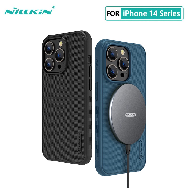 Ốp lưng iPhone 14 Pro Nillkin Frosted Shield Pro nam châm Ốp lưng cho iPhone 14 Pro Max / iPhone14 Plus Làm việc trên MagSafe