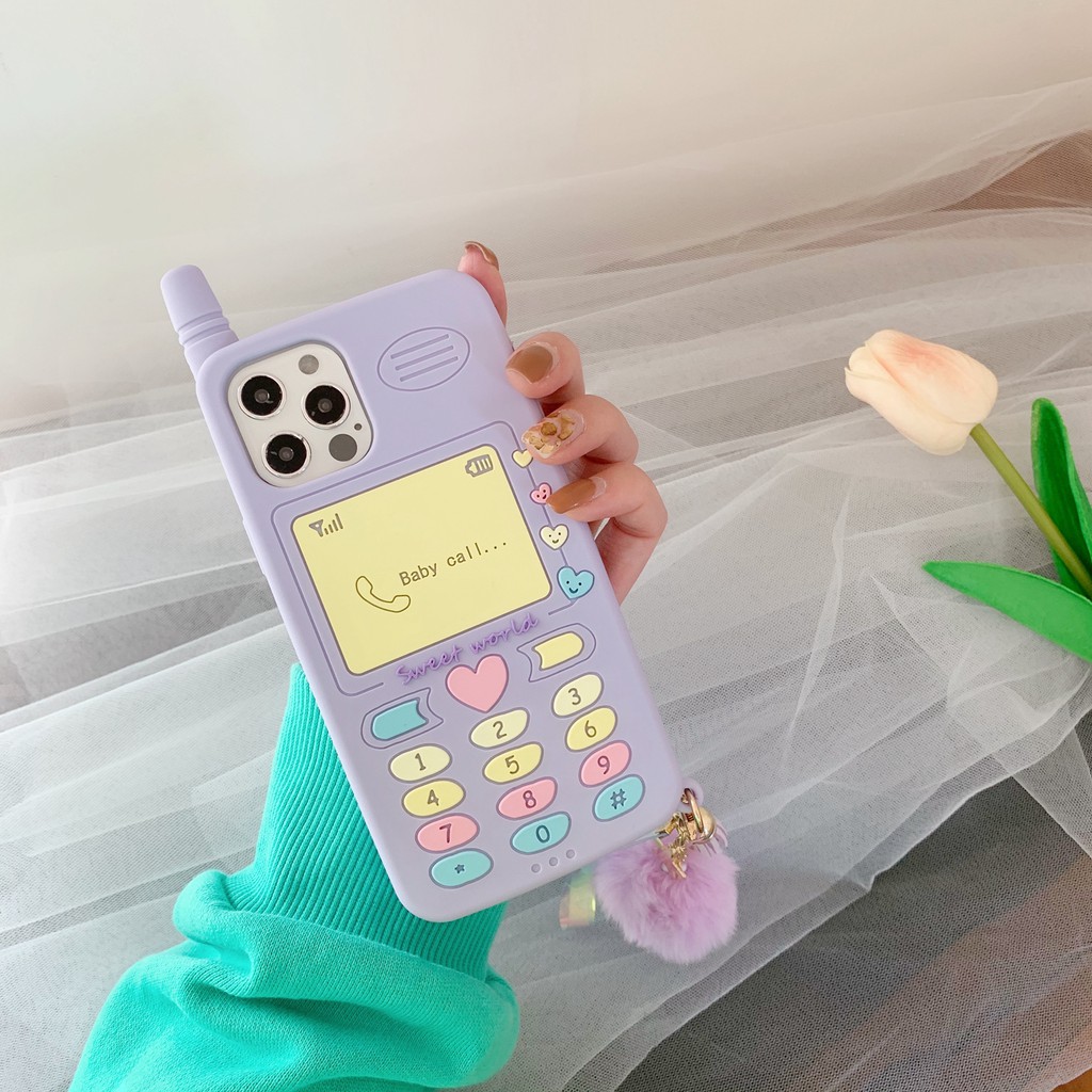 Ốp Điện Thoại silicone Mềm Có Móc Khóa Cho iPhone 14 pro Max 14 plus 14 7 8 plus x xs Max x 11 pro 12 12 pro 12 13 pro Max